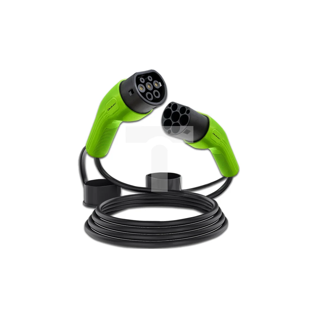 Qoltec Kabel EV Typ 2 do ładowania samochodu 400V 11kW 16A 5m