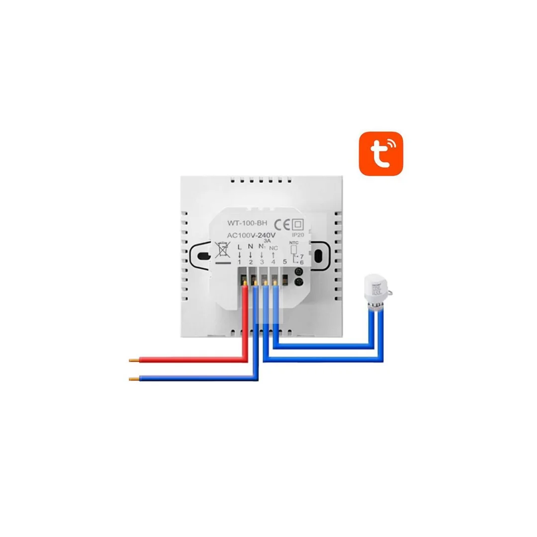 Inteligentny termostat Avatto ZWT100 podgrzewacz wody 3A ZigBee TUYA