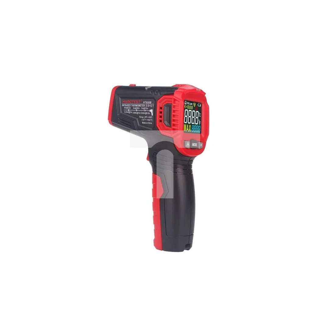 Pirometr laserowy z wyświetlaczem LCD Habotest HT650B