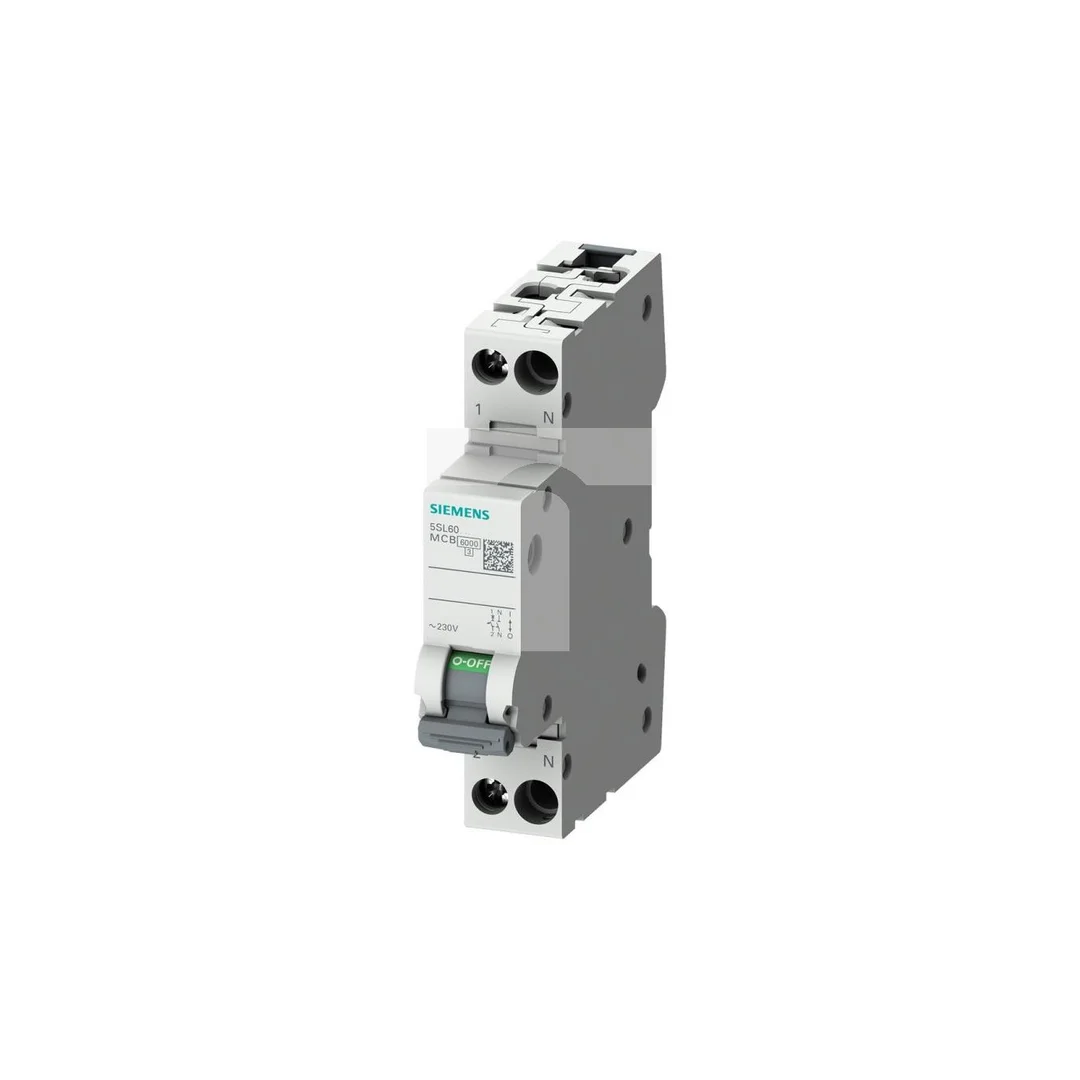 Wyłącznik nadprądowy 1P+N B 25A 6kA AC SENTRON 5SL6025-6