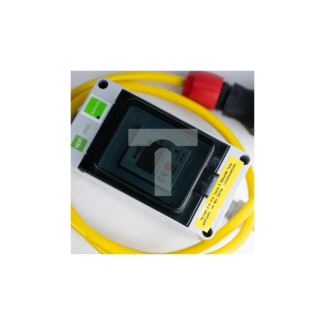 Mobilny licznik energii z resetem PUR S230VR 10m 16A żółty
