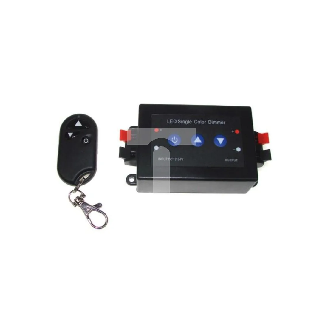 Ściemniacz LED RF 8A +panel jednokanałowy, pilot