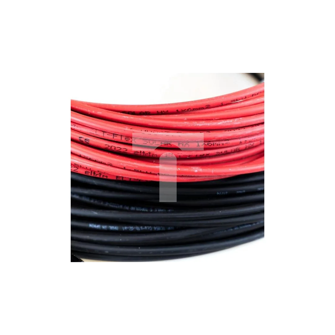SET 6mm2 Kabel fotowoltaiczny Czerwony Czarny MC4 + WTYCZKA PV 40M