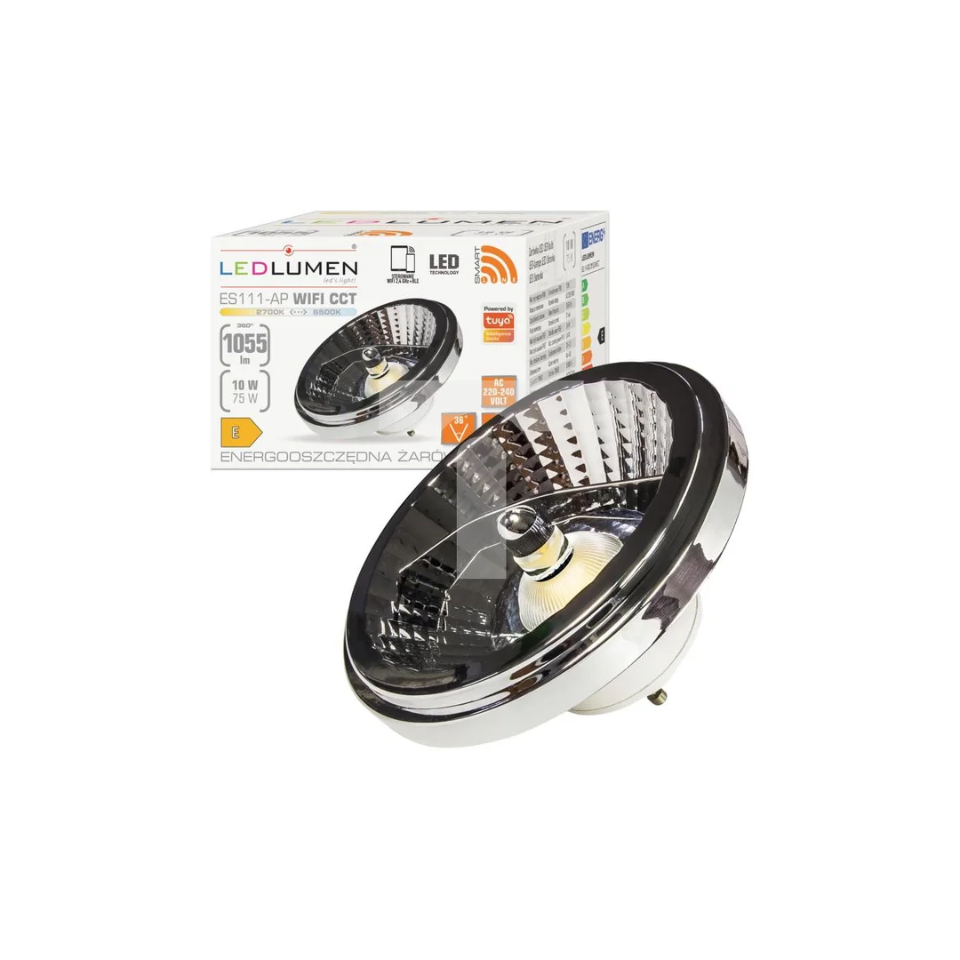 Żarówka LED ES111-AP GU10 10W LED WiFi CCT