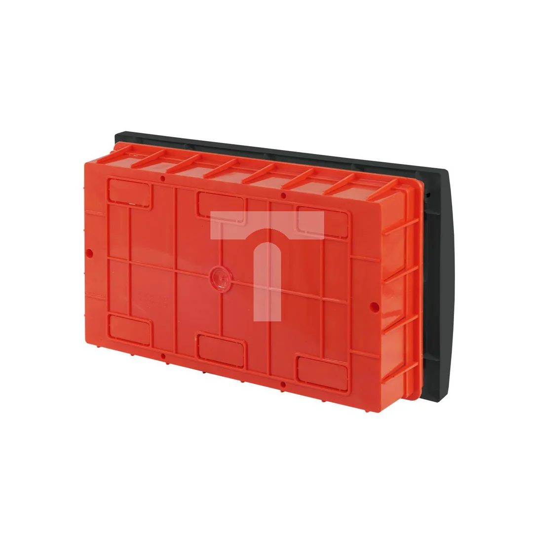 Rozdzielnica modułowa podtynkowa 1x18 IP40 czarna CZRM-PT-18M