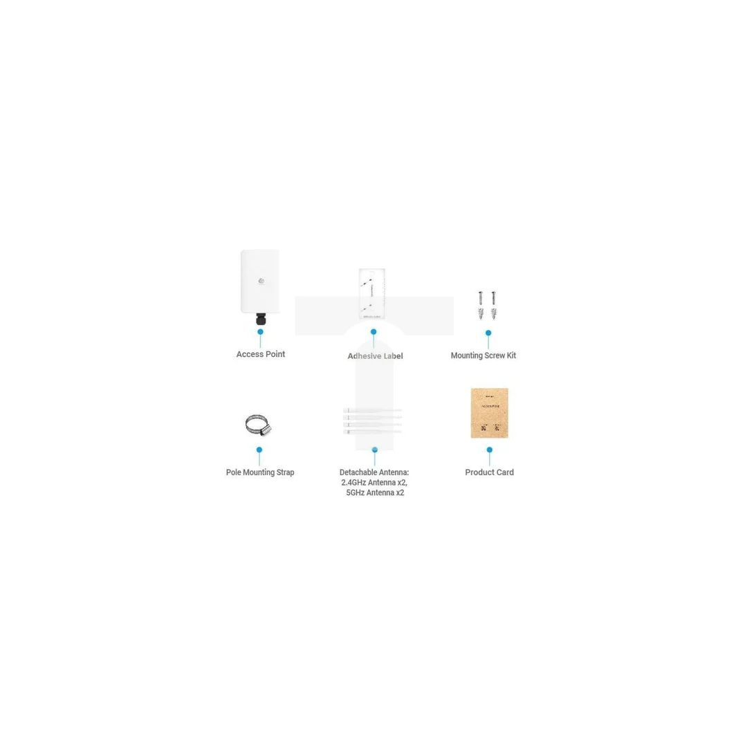 Zewnętrzny Access Point WiFi 5 802.11ac, 1GbE, zarządzalny ECW160
