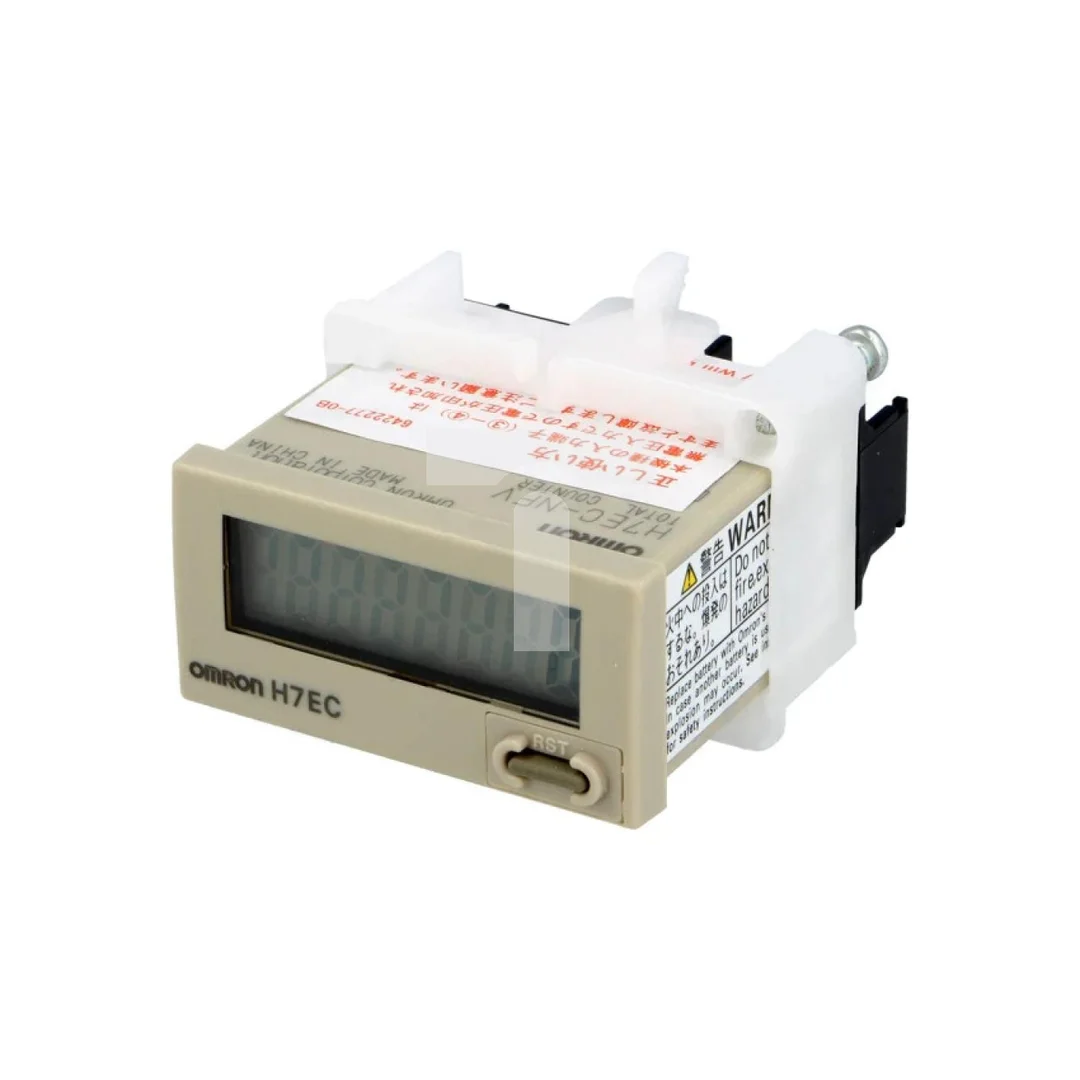 Licznik elektroniczny z wyświetlaczem LCD, wejściem napięciowym, montowany na panel H7EC-NFV