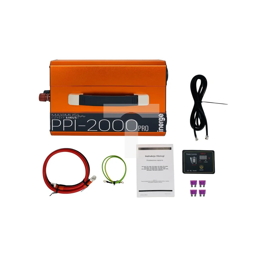 Przetwornica napięcia Maximus PPI-2000 PRO 12VDC/230VAC 2000VA/1000W Inerge