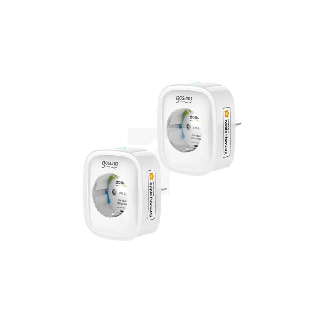 Inteligentne gniazdko WiFi Gosund SP1-H, 2 sztuki (HomeKit) (dwupak)