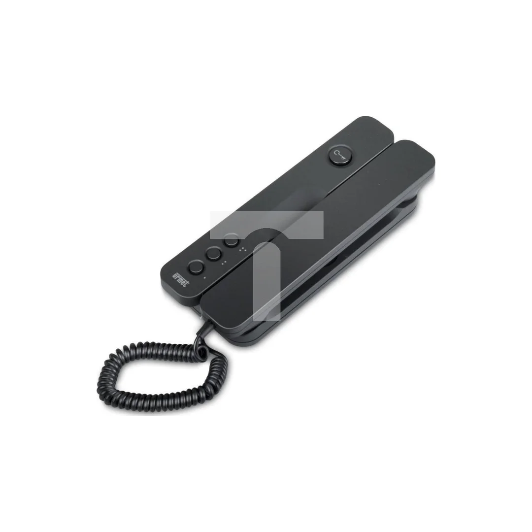Unifon domofonowy analogowy do instalacji 5 przewodowej (system 4+n) Urmet Signo 1140/41 Czarny