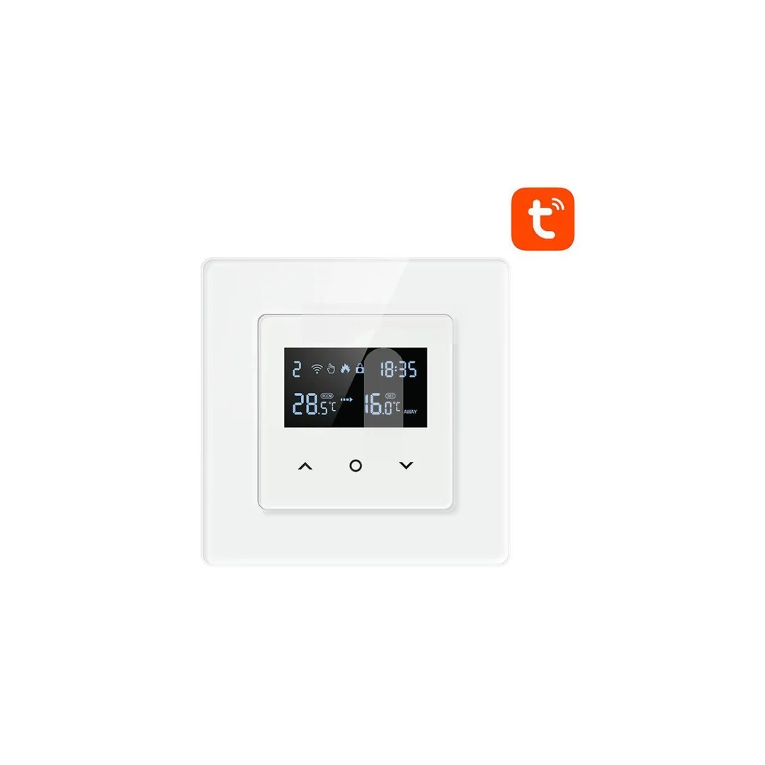 Inteligentny termostat Avatto WT200-16A-W ogrzewanie elektryczne 16A WiFi TUYA