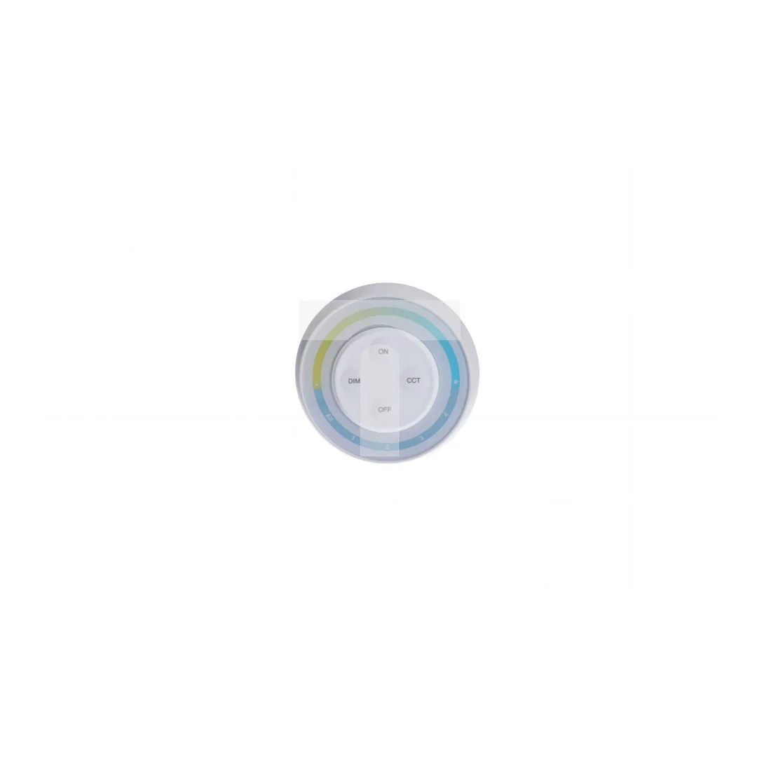 Panel MiLight 4strefy CCT biały bat ściemniacz okrągły magnetyczny S1W+