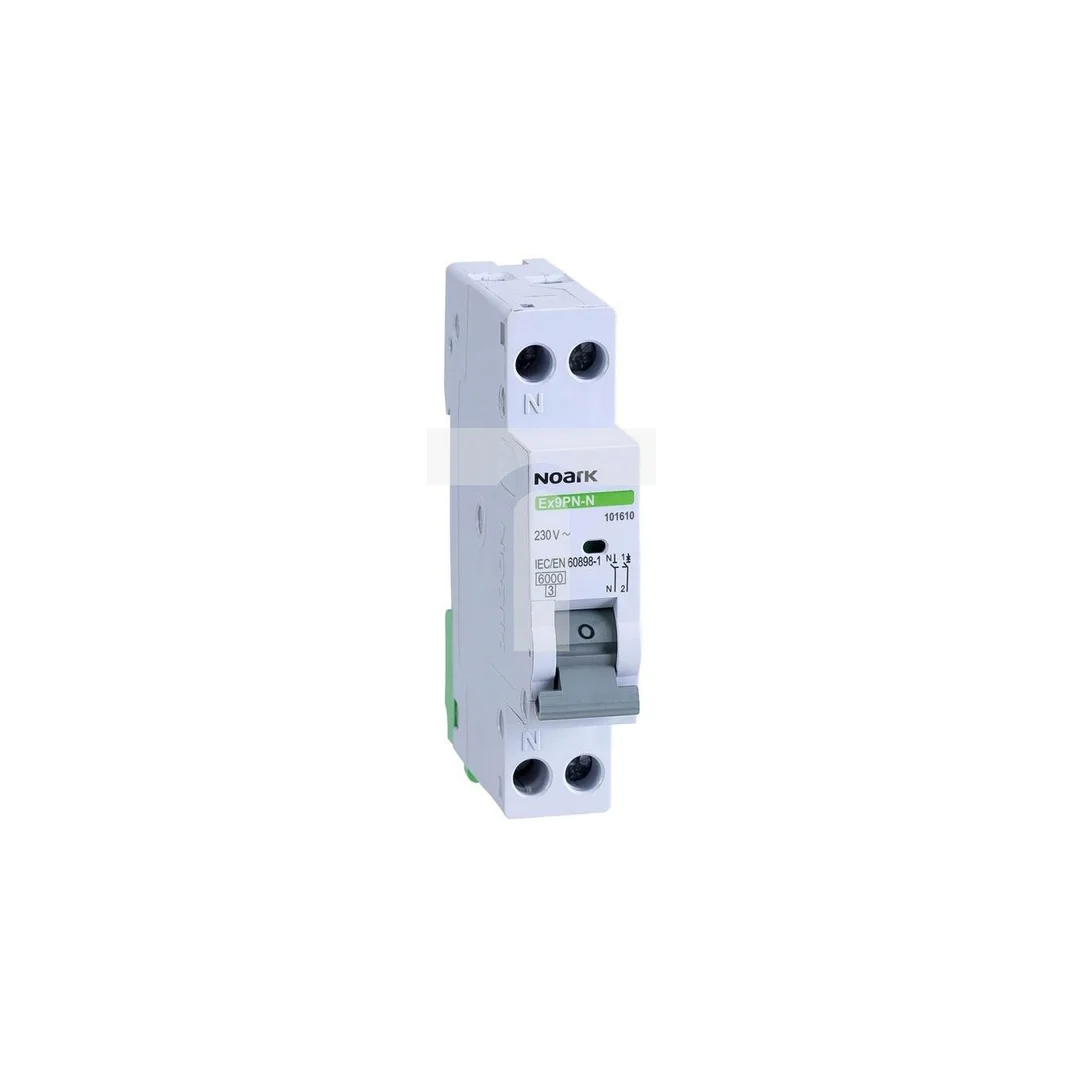 Wyłącznik nadprądowy 1P+N B 16A 6kA Ex9PN-N