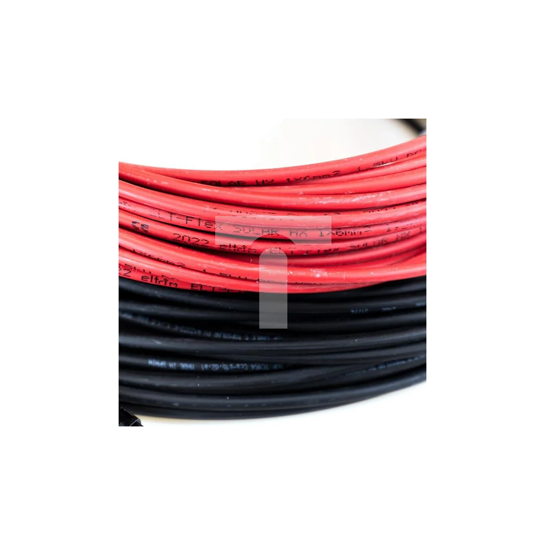 Set kabel fotowoltaiczny 4mm2 czerwony i czarny PV ze złączkami MC4 2x40m