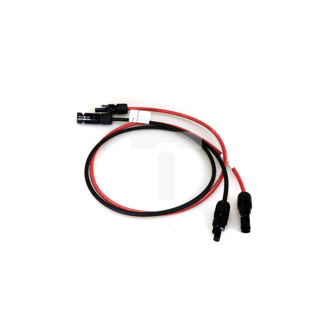 Set kabel fotowoltaiczny 4mm2 czerwony i czarny PV ze złączkami MC4 2x5m