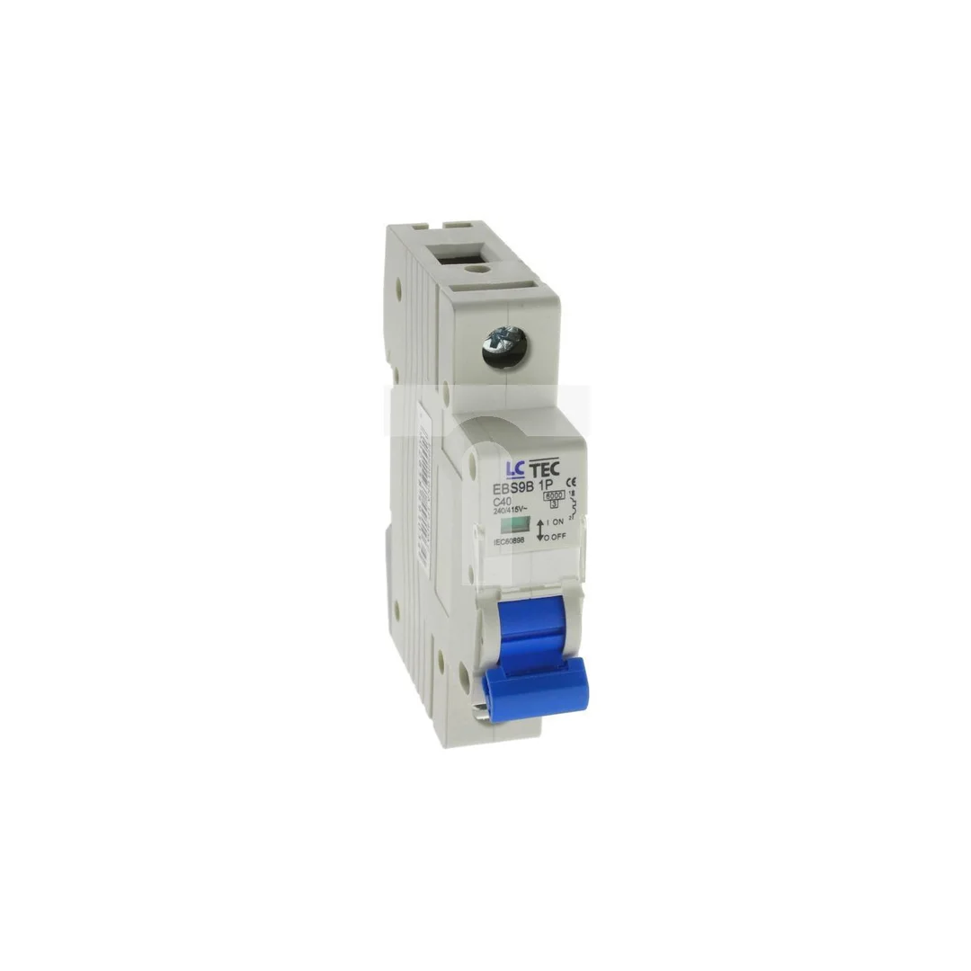 Wyłącznik instalacyjny nadprądowy nadmiarowoprądowy 1P 1M C 40A 6kA 491034 EBS9B