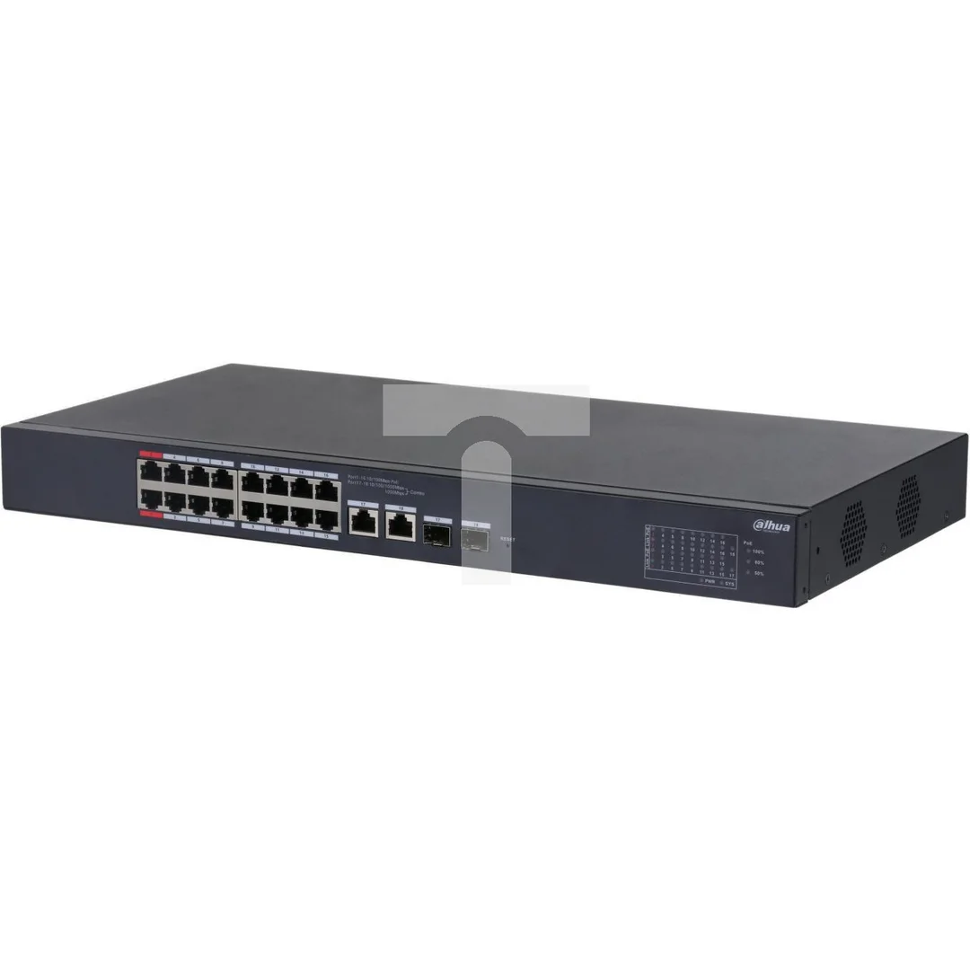 Switch PoE 16-portowy 100Mbps +2x SFP CS4218-16ET-135