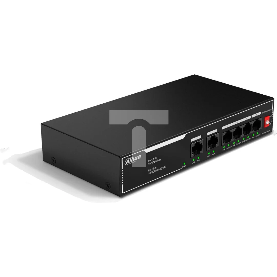 Switch PoE 6-portowy 100Mbps SF1006LP
