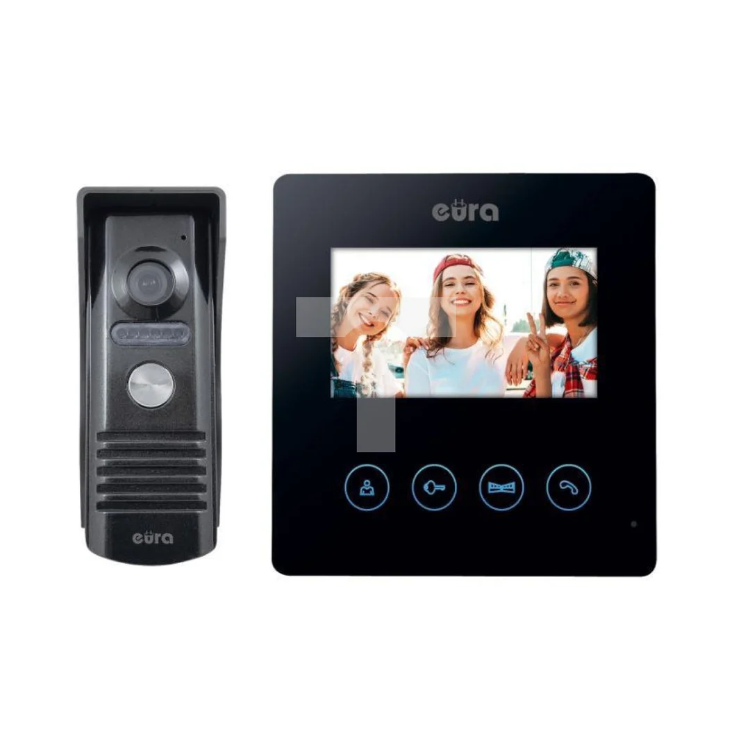 Wideodomofon EURA VDP-52A3 ATIRA czarny