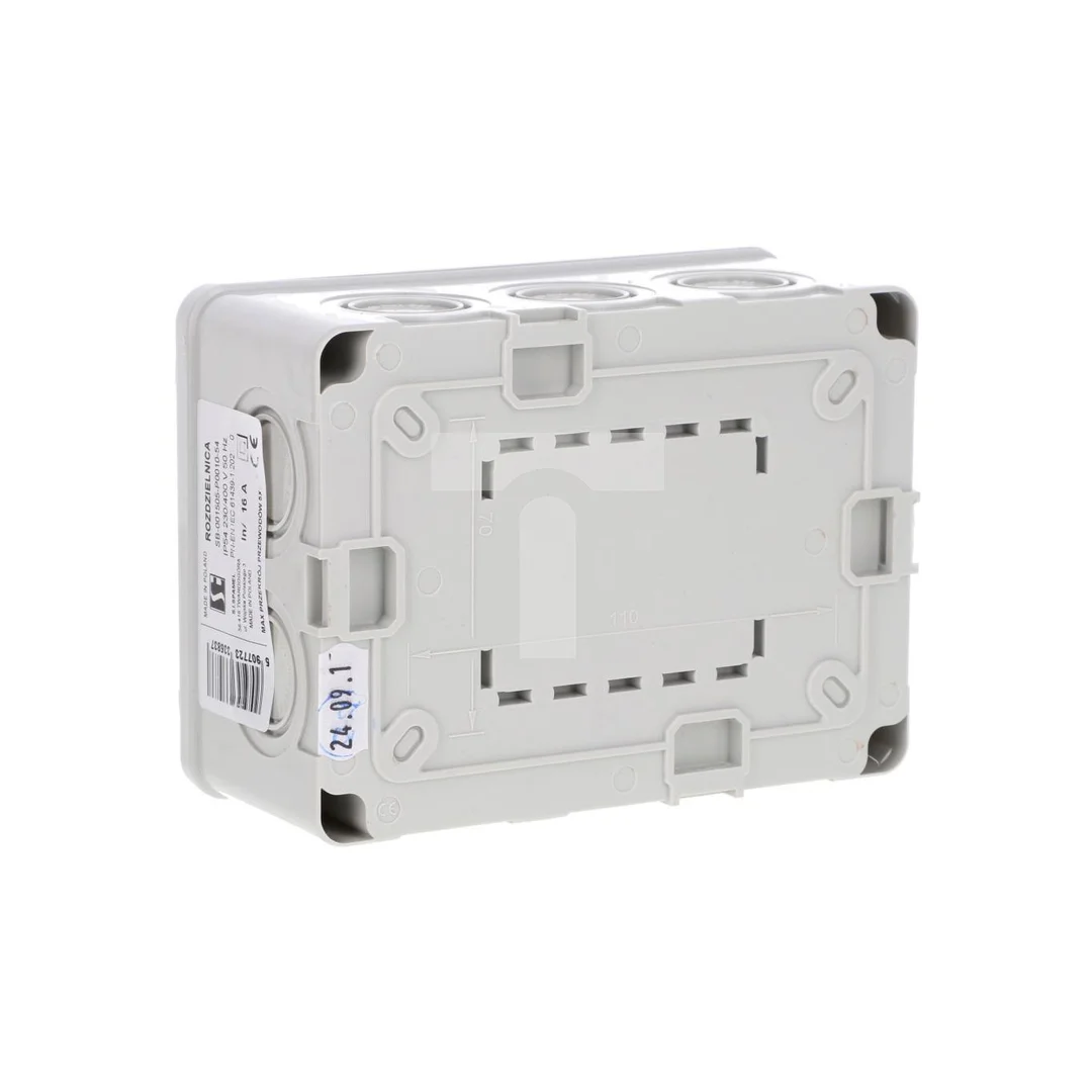 Rozdzielnica 2x3x16A INA=16A IP54 SB-001505-P0010-54
