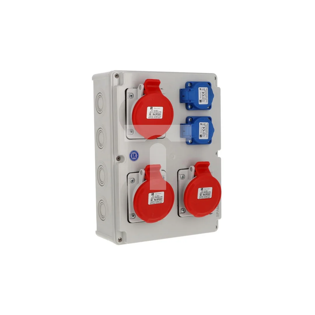 Rozdzielnica 3x5x16A 2x3x16A INA=16A IP54 SB-003005-S0020-54