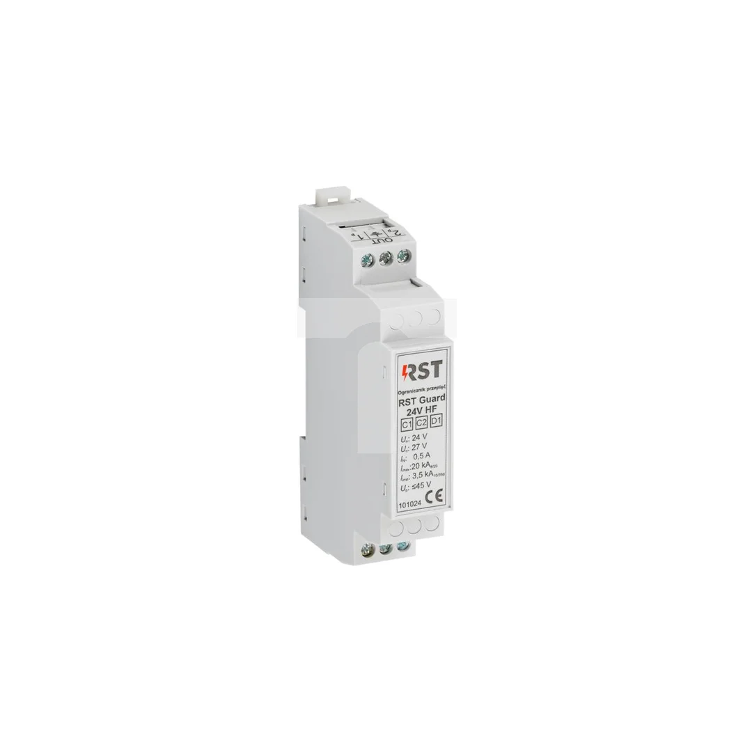 Ogranicznik przepięć do ochrony systemów sterowania i kontrolno-pomiarowych, RST Guard 24V HF 101 024