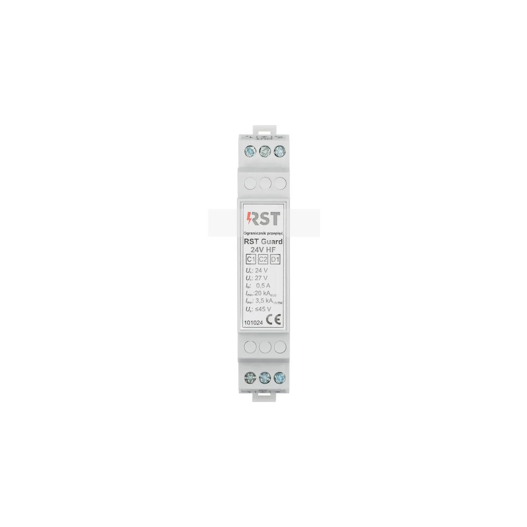 Ogranicznik przepięć do ochrony systemów sterowania i kontrolno-pomiarowych, RST Guard 24V HF 101 024