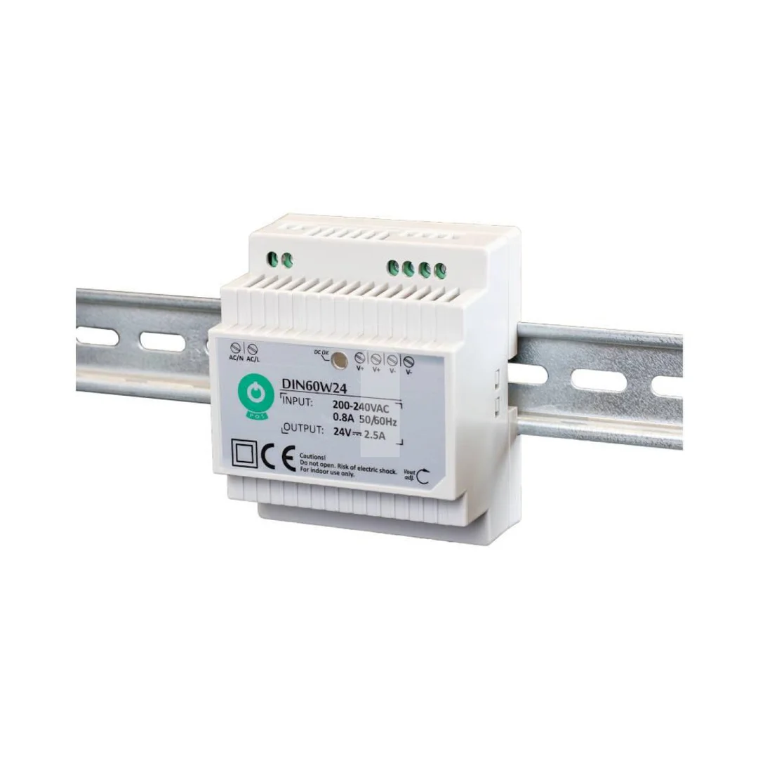 Zasilacz na szynę DIN 60W 24V DIN60W24