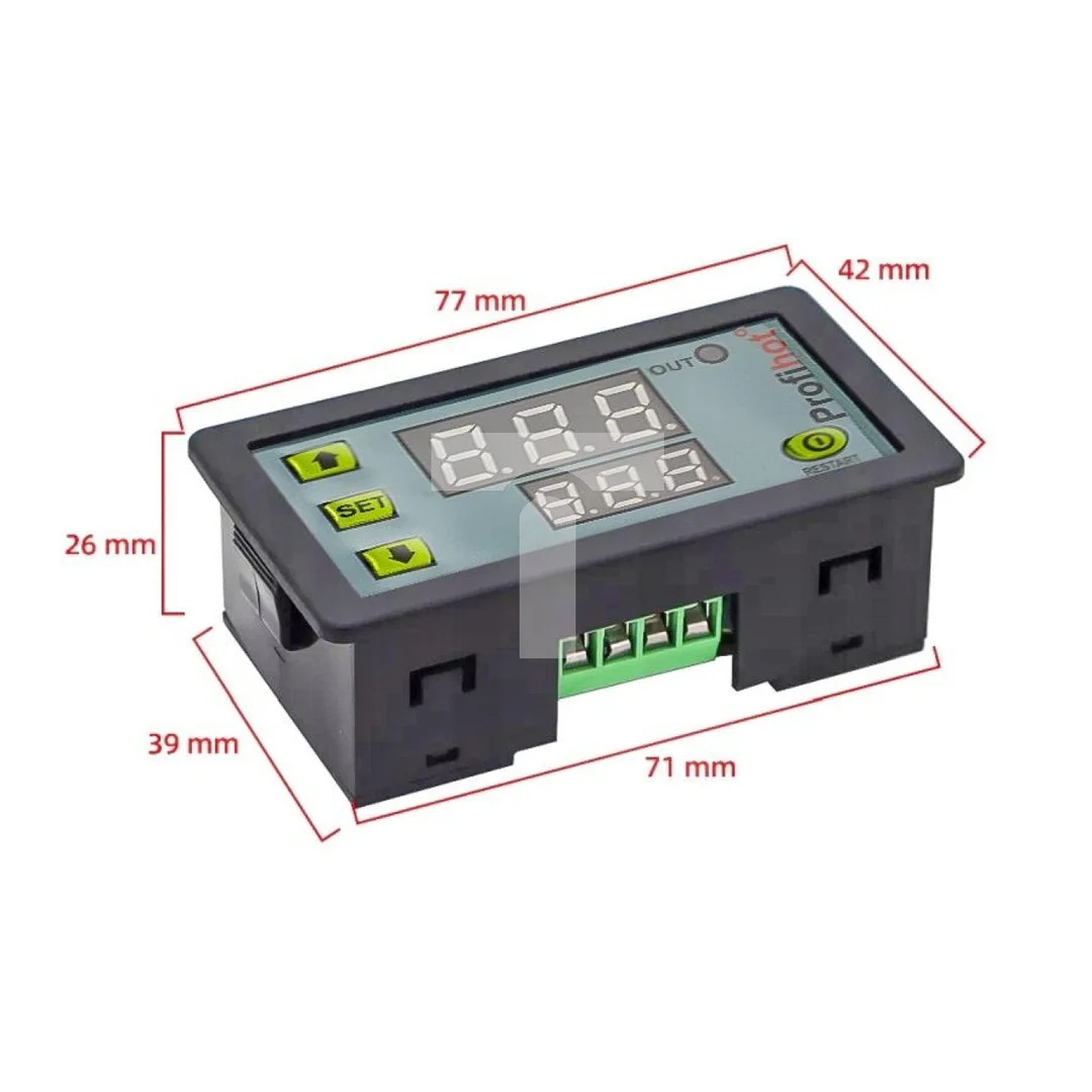 Termostat elektroniczny cyfrowy 1500W modułowy W3230
