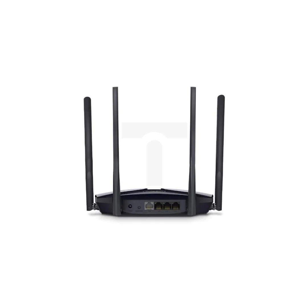 Router WiFi AX3000 Dual Band, 4x RJ45 1000Mb/s Mercusys MR80X