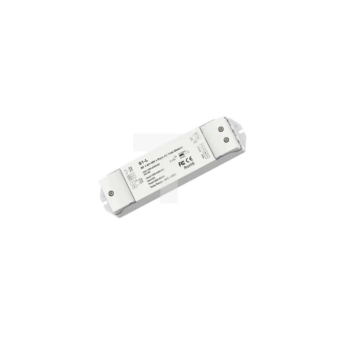 Odbiornik LED triakowy (0/1-10V) Skydance - ściemniacz do żarówek 230VAC 300W - S1-L