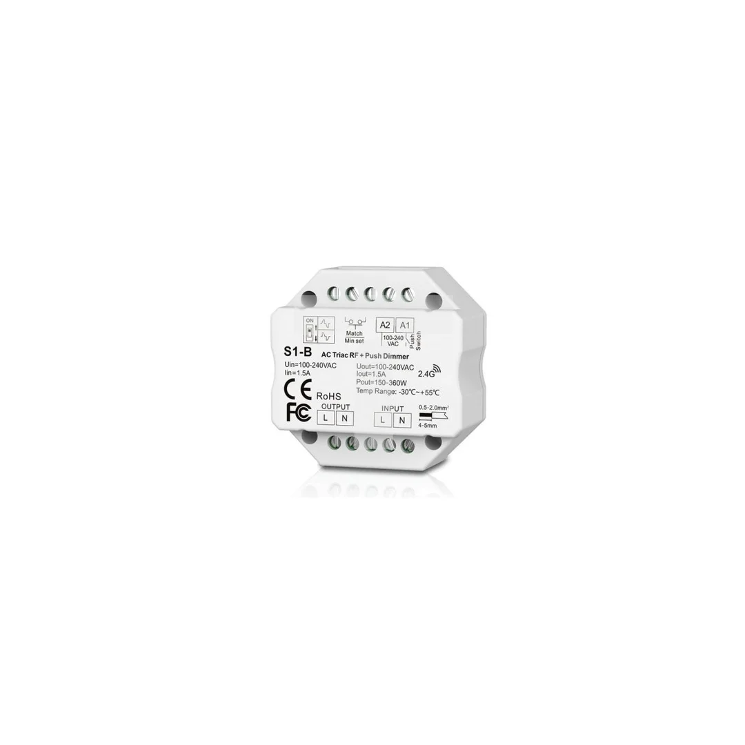 Odbiornik LED triakowy Skydance - ściemniacz do żarówek 230VAC 200W - S1-B