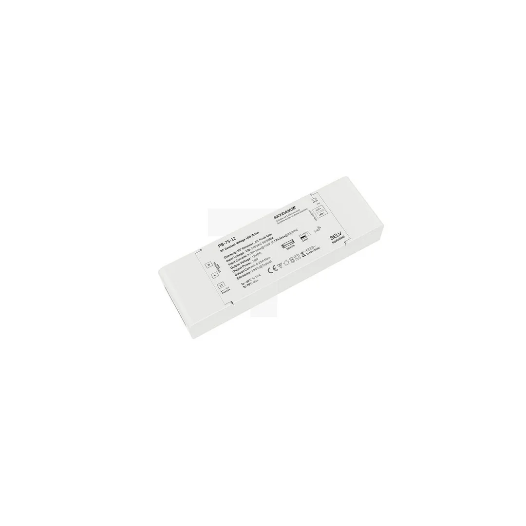 Ściemniacz z zasilaczem napięciowym LED Skydance - 24V 75W - 230V - PB-75-24