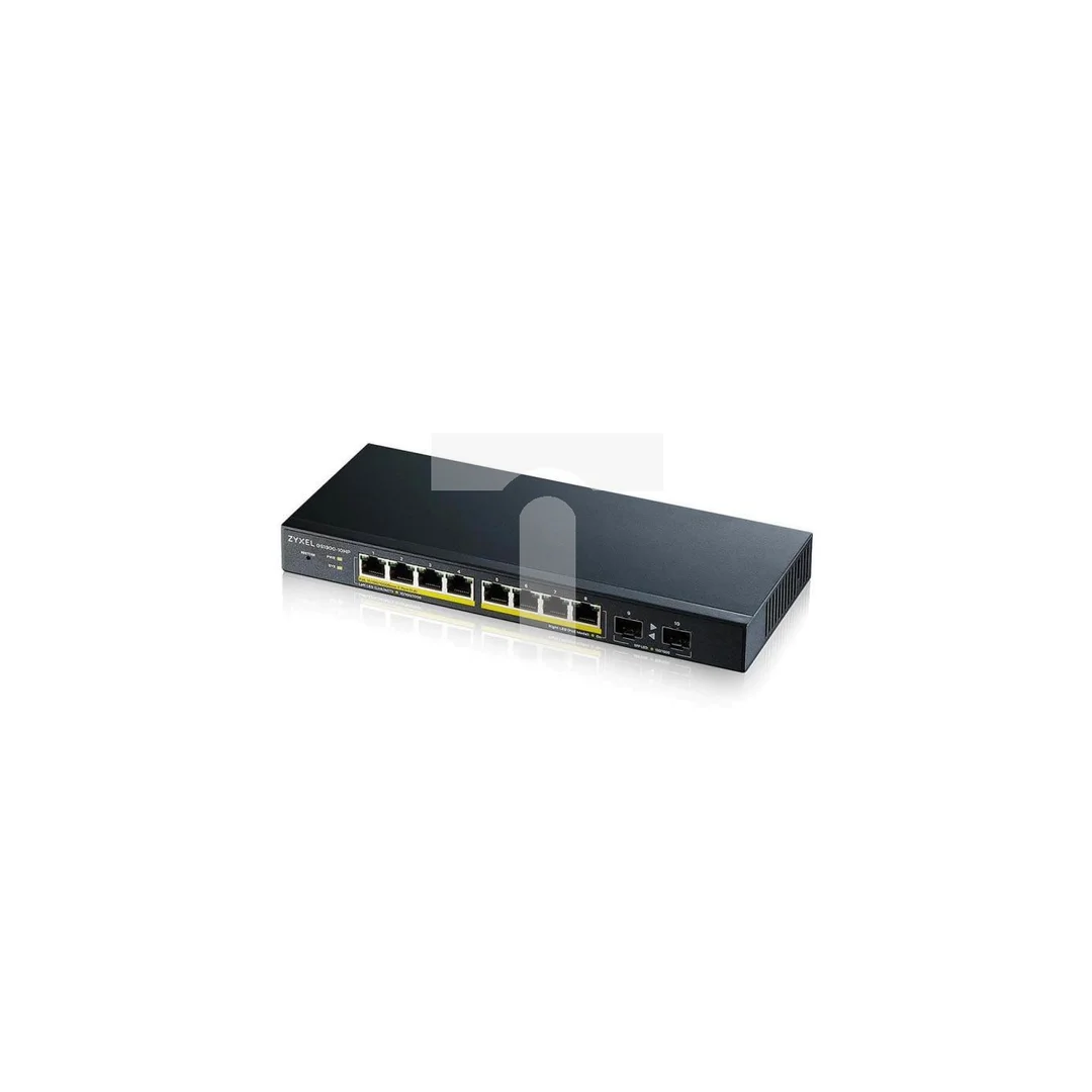 Switch Zyxel GS1900-10HP 10p PoE (PoE+: 8) 77W Managed Gigabit