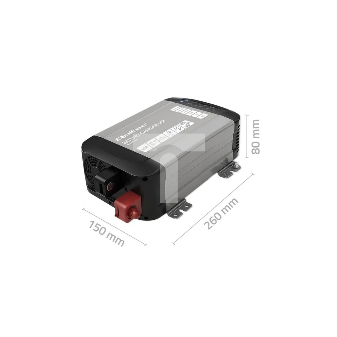 Inteligentna profesjonalna ładowarka Monolith do akumulatorów LiFePO4 AGM GEL SLA 40A 12V