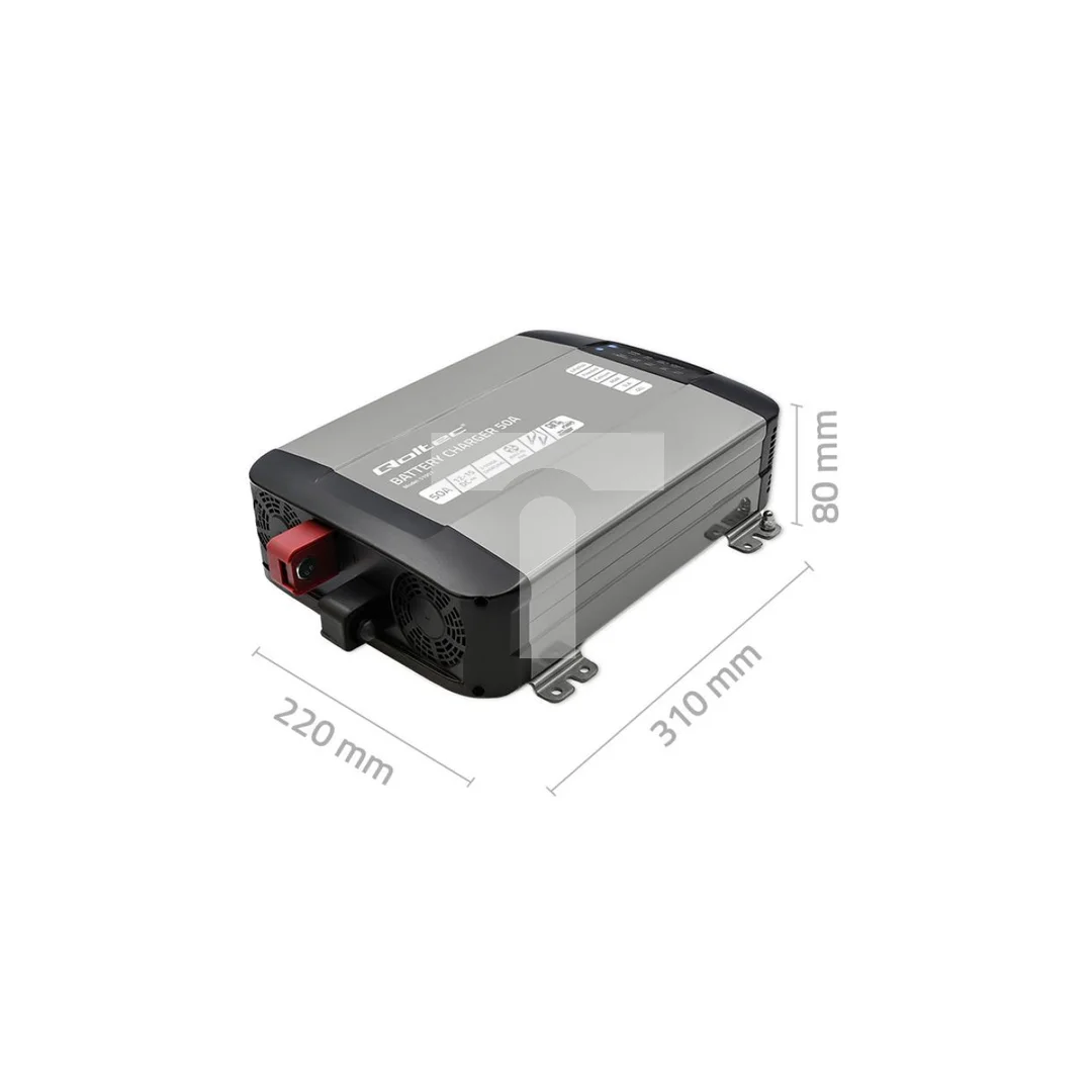 Inteligentna ładowarka Monolith do akumulatorów LiFePO4 AGM GEL SLA 50A 12V