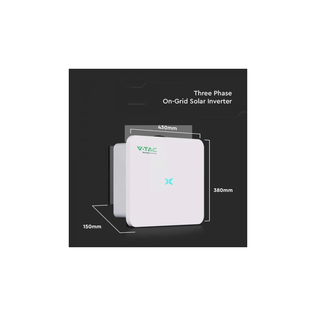 Inwerter On-Grid 3-Fazowy 8kW IP66 Zabezpieczenia DC/AC II SPD 10 Lat Gwarancji 11382