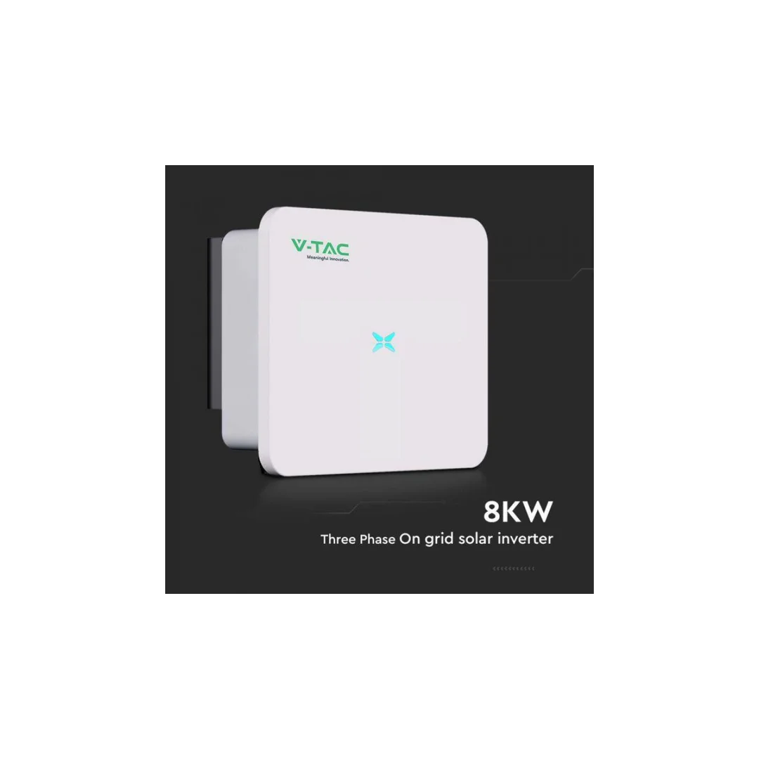 Inwerter On-Grid 3-Fazowy 8kW IP66 Zabezpieczenia DC/AC II SPD 10 Lat Gwarancji 11382
