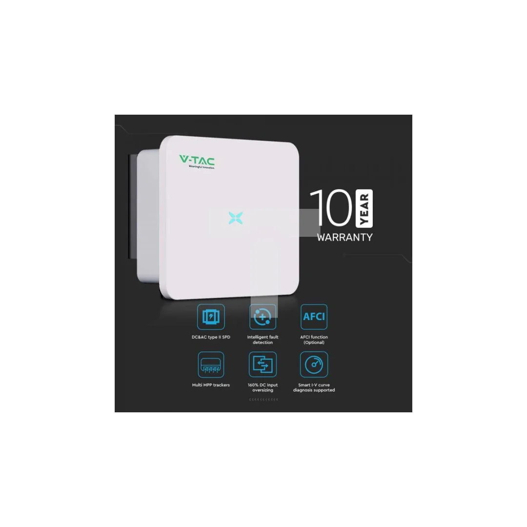 Inwerter On-Grid 3-Fazowy 8kW IP66 Zabezpieczenia DC/AC II SPD 10 Lat Gwarancji 11382