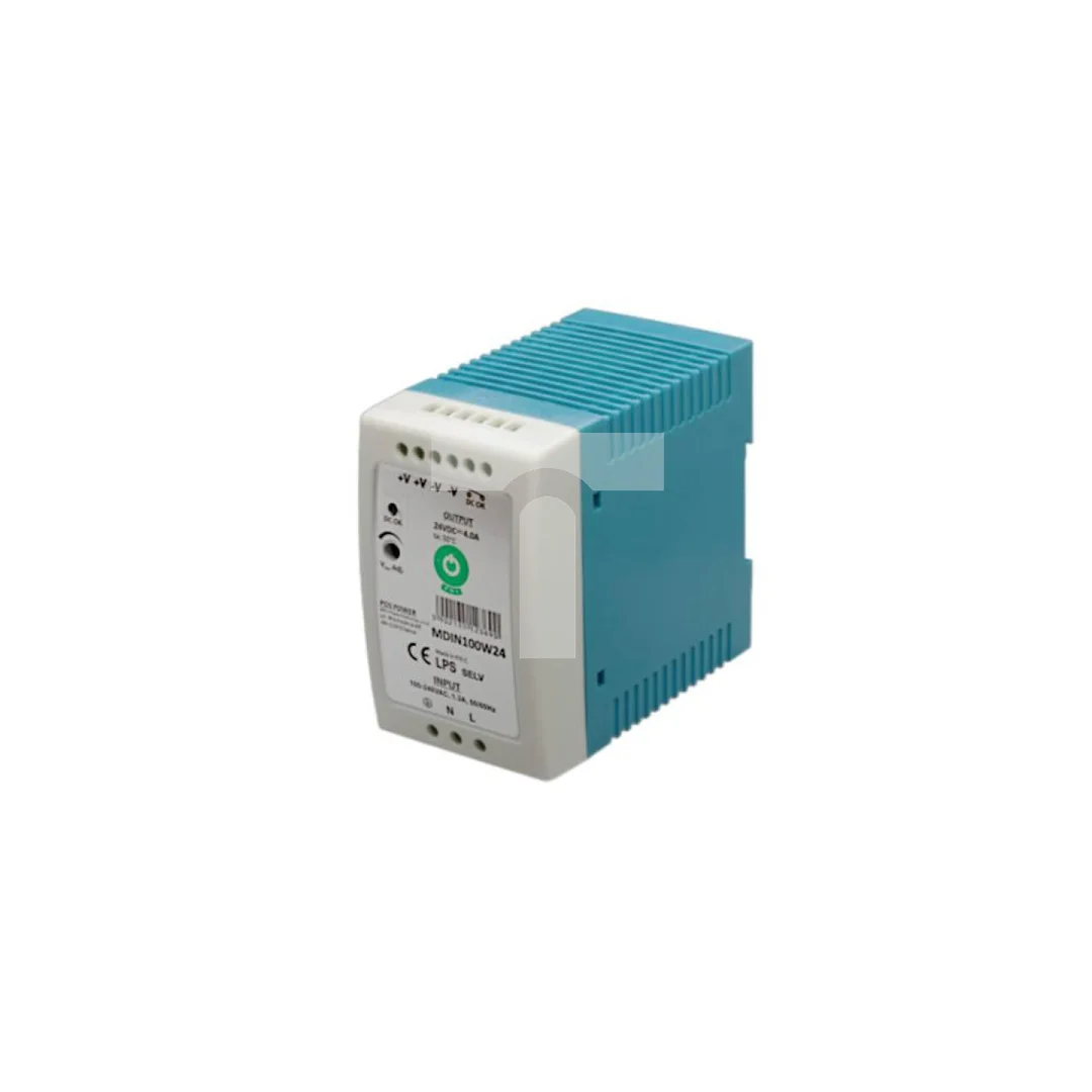 Zasilacz DIN 100W 24V/4A MDIN100W24