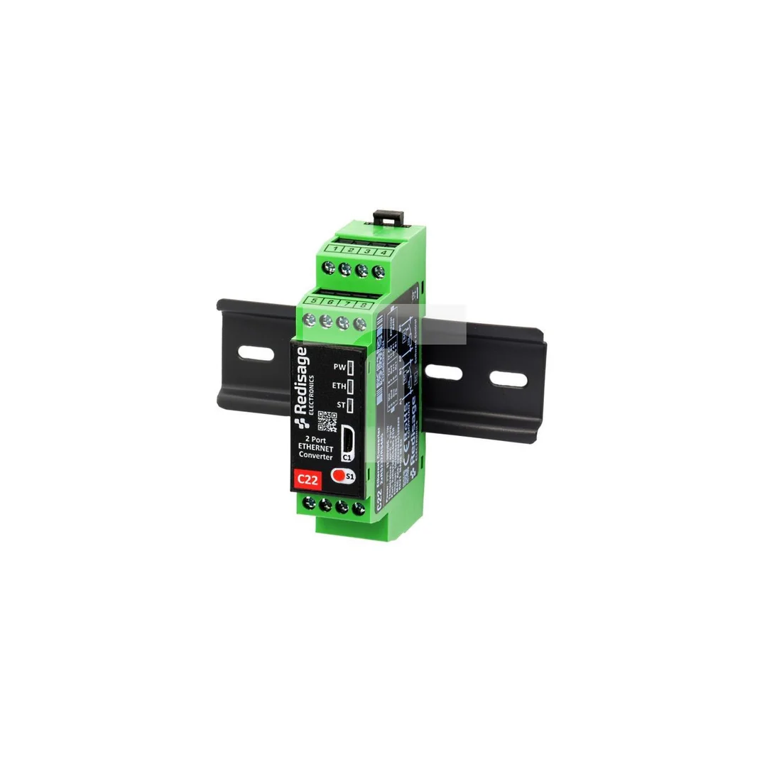 C22 Elastyczny Serwer Portów Szeregowych (Ethernet, 2x RS232/RS485)