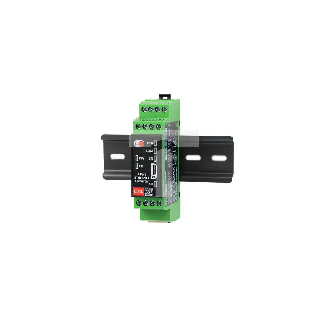 C24 4-Portowy Serwer Portów Szeregowych (Ethernet, 4x RS485)