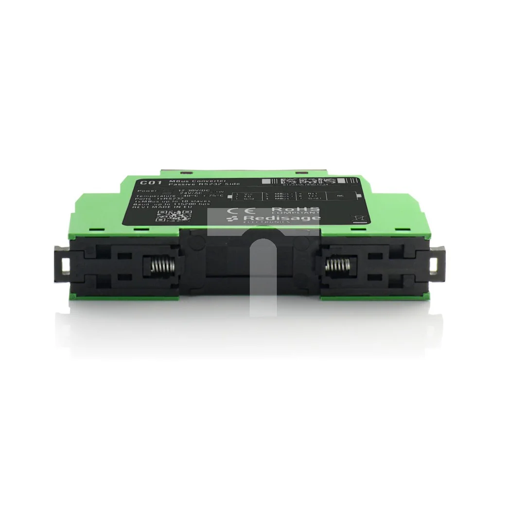 Konwerter MBus 10 na pasywny RS232 Izolacja 1kV DC