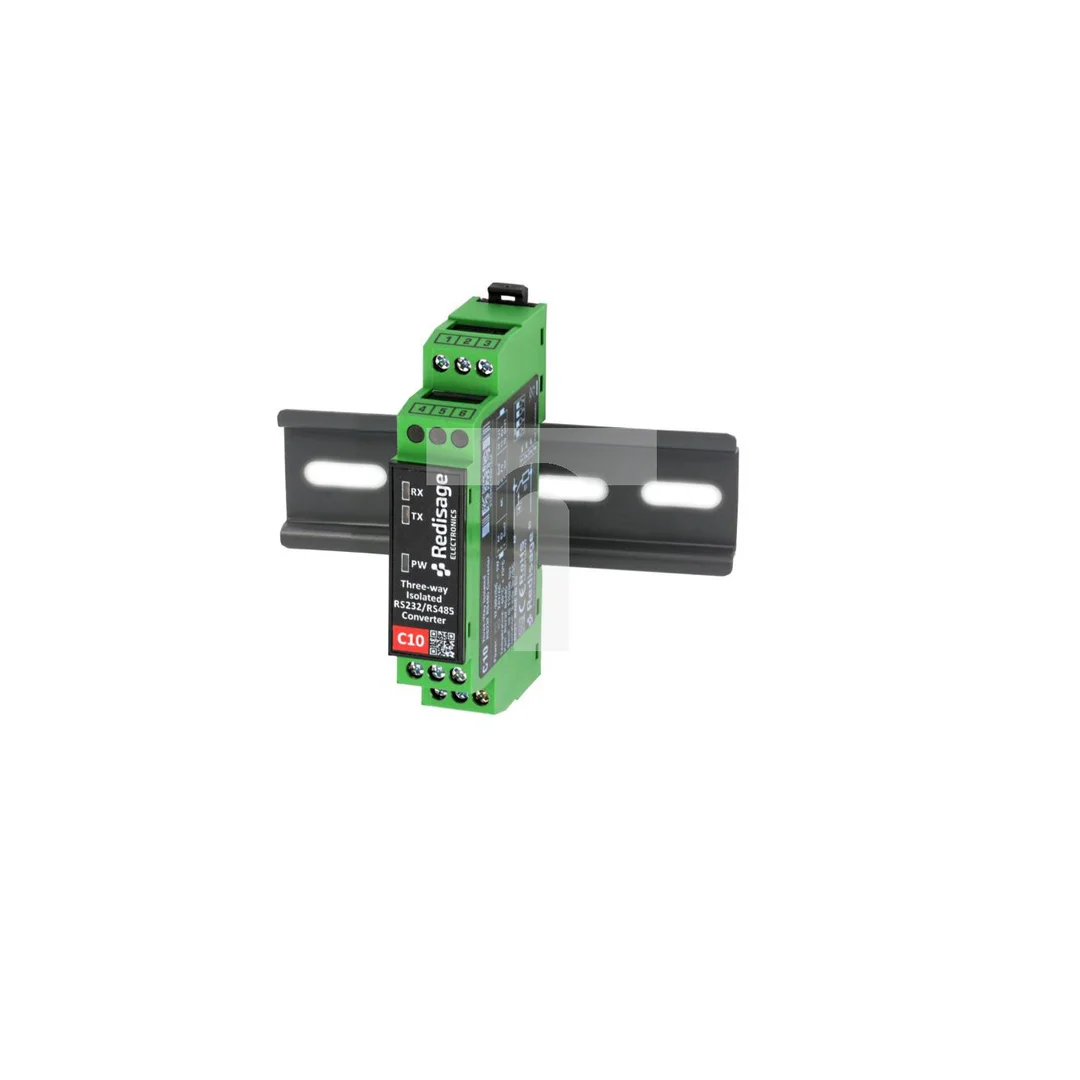 Konwerter RS232 na RS485 trójstronna izolacja 2kV DC