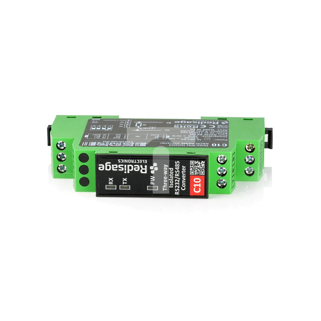 Konwerter RS232 na RS485 trójstronna izolacja 2kV DC