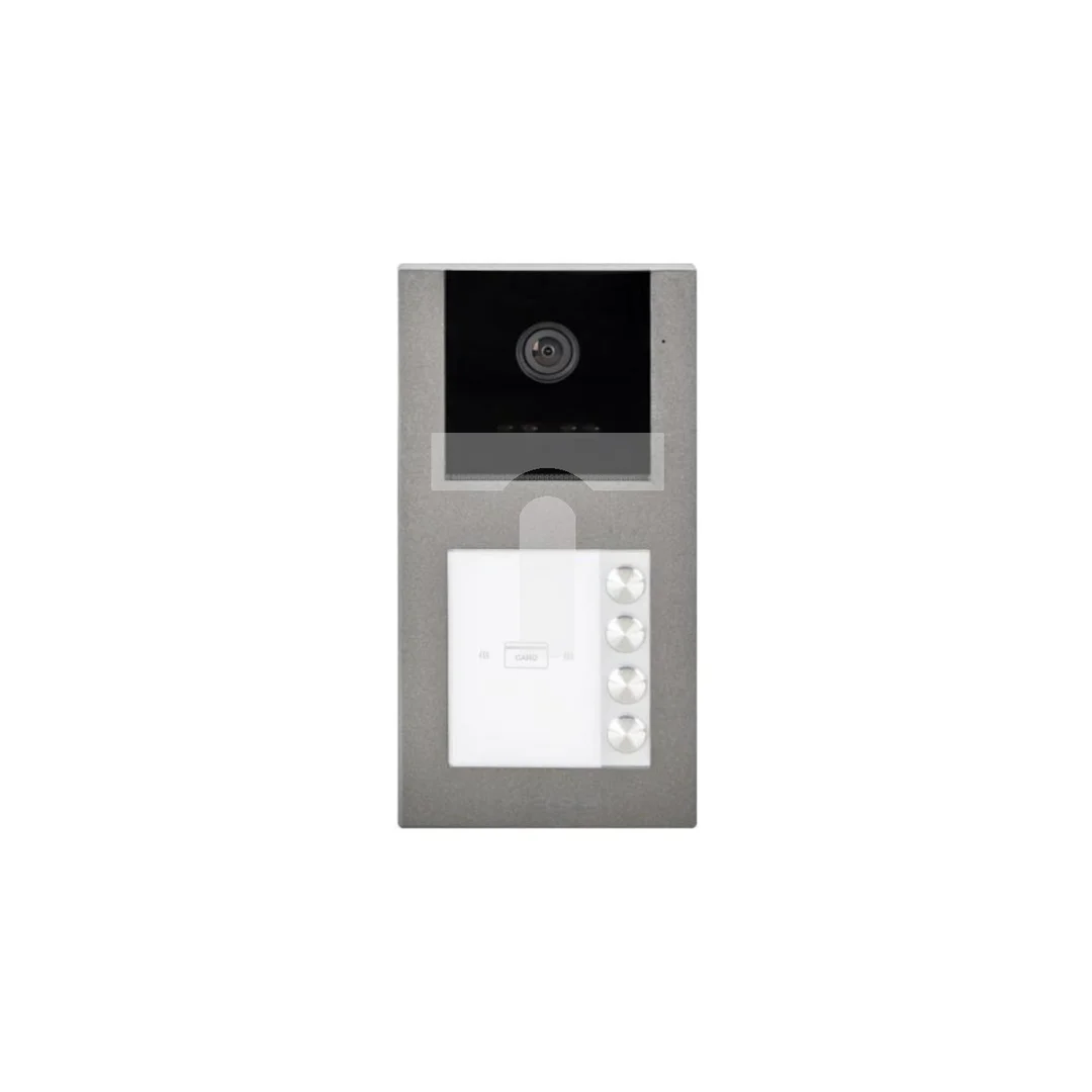 Stacja bramowa czterolokatorska z czytnikiem RFID. Kamera Full HD, kąt widzenia ok. 125 Vidos 2IP S201-4