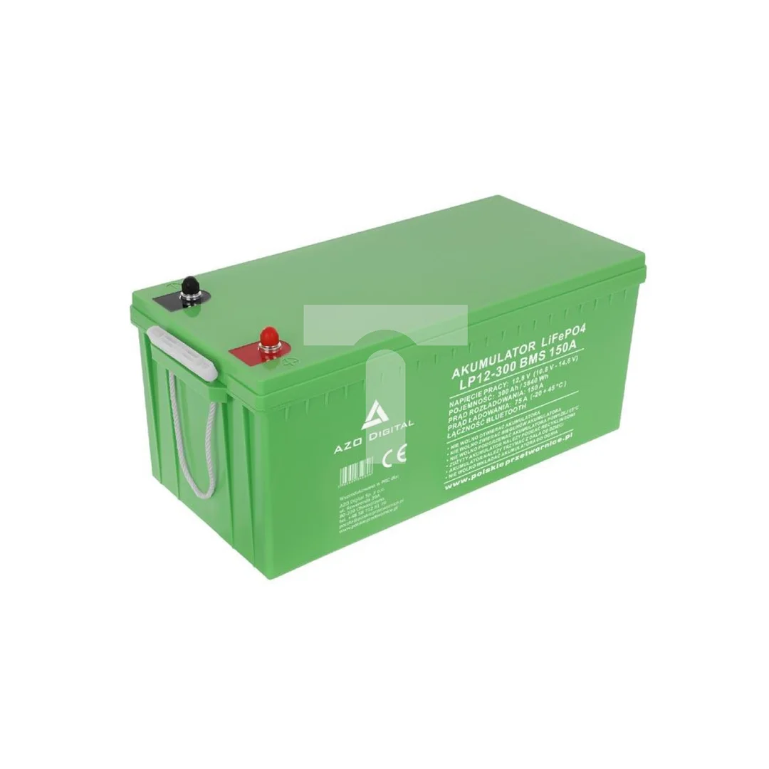 Akumulator LiFePO4 12,8V 300Ah 150A Bluetooth mata grzewcza LP12-300