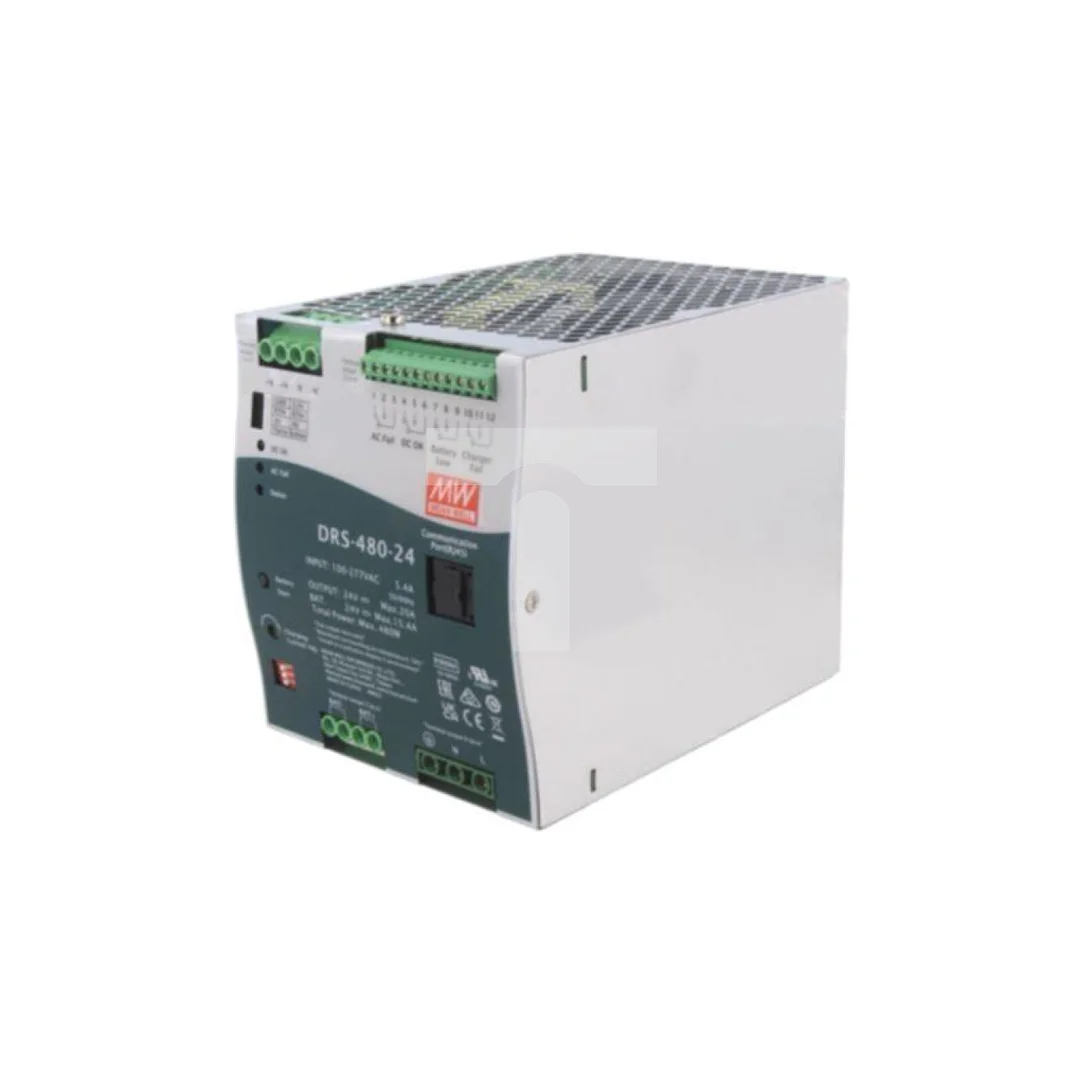 Zasilacz buforowy, na szynę DIN, 480W, 24VDC, 20A, 90÷305VAC DRS-480-24