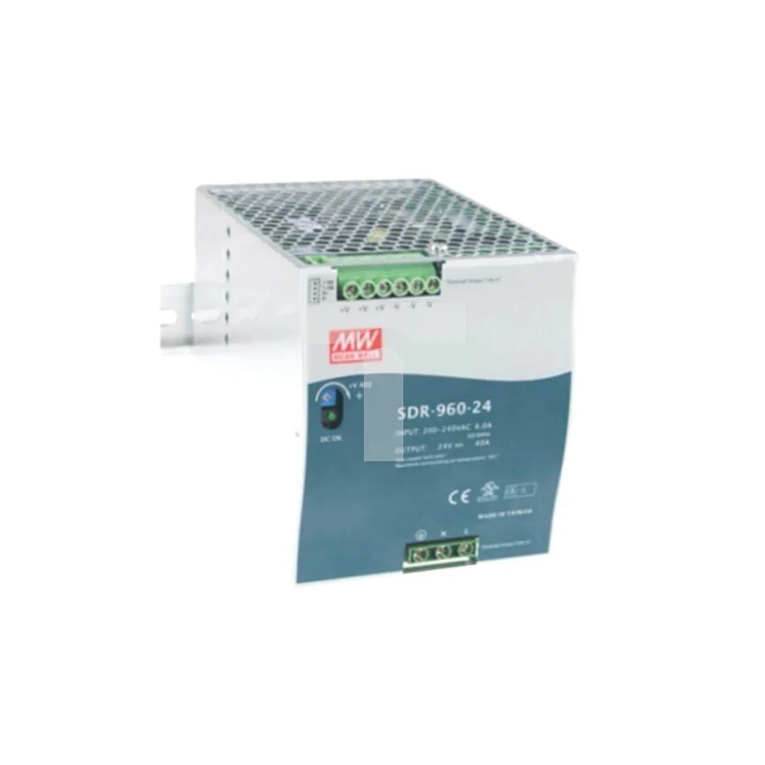 Zasilacz impulsowy, na szynę DIN, 960W, 48VDC, 20A, 180÷264VAC SDR-960-48
