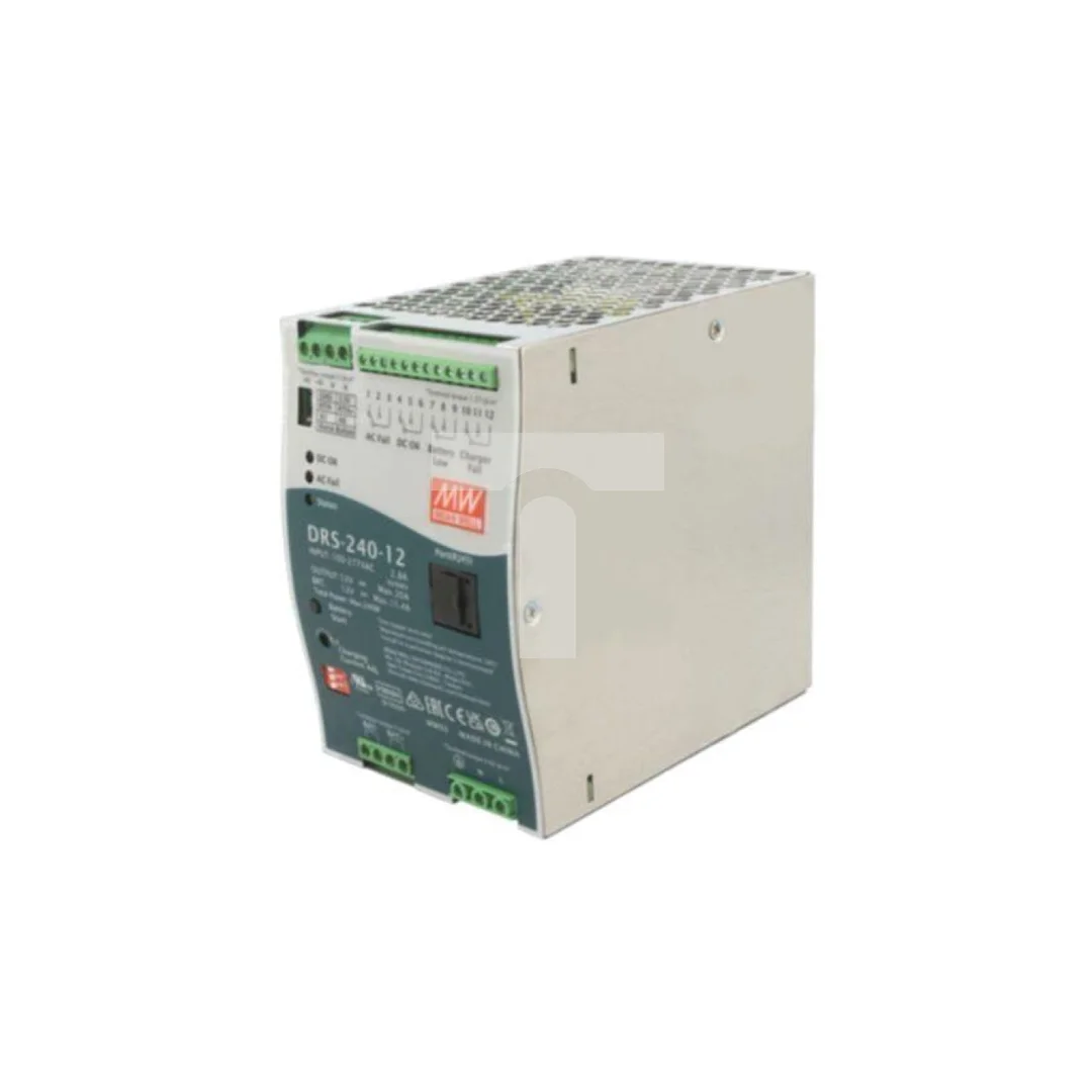 Zasilacz buforowy, na szynę DIN, 240W, 12VDC, 20A, 90÷305VAC, 90 DRS-240-12